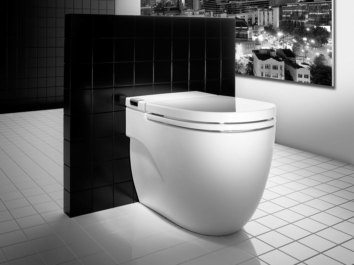 Roca Meridian In Tank Back To Wall Pan with Soft Close Seat White (4 ...
