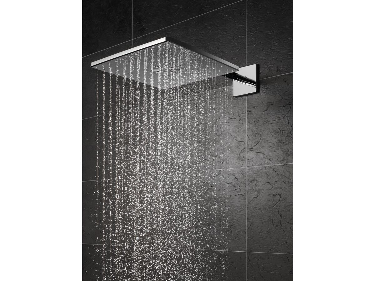 GROHE Rainshower SmartActive Wall Shower Square Chrome (3 Star) from Reece