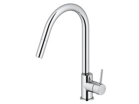 Mizu Drift MK2 Gooseneck Pull Out Sink Mixer Tap Chrome (4 Star)