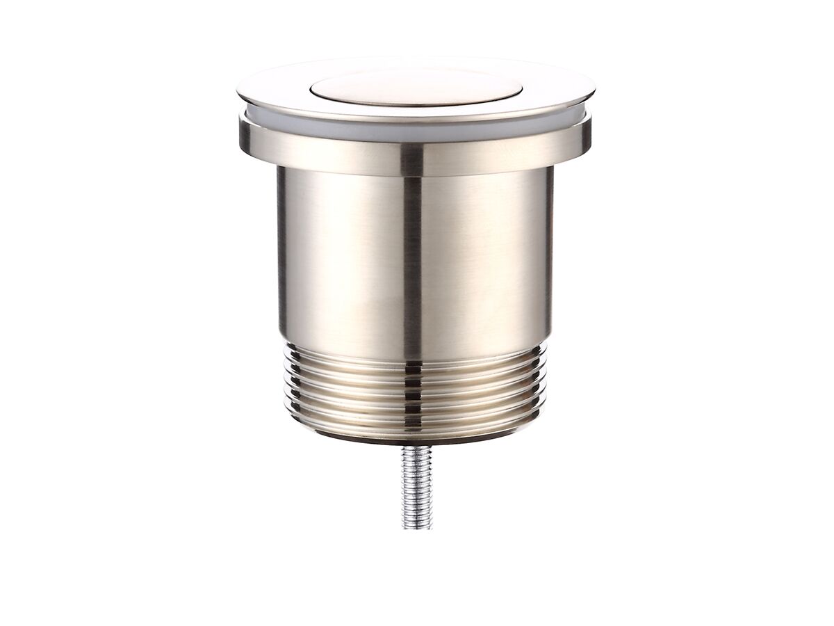 Mizu Drift Universal DN40 Pop Up Plug & Waste Brushed Nickel from Reece