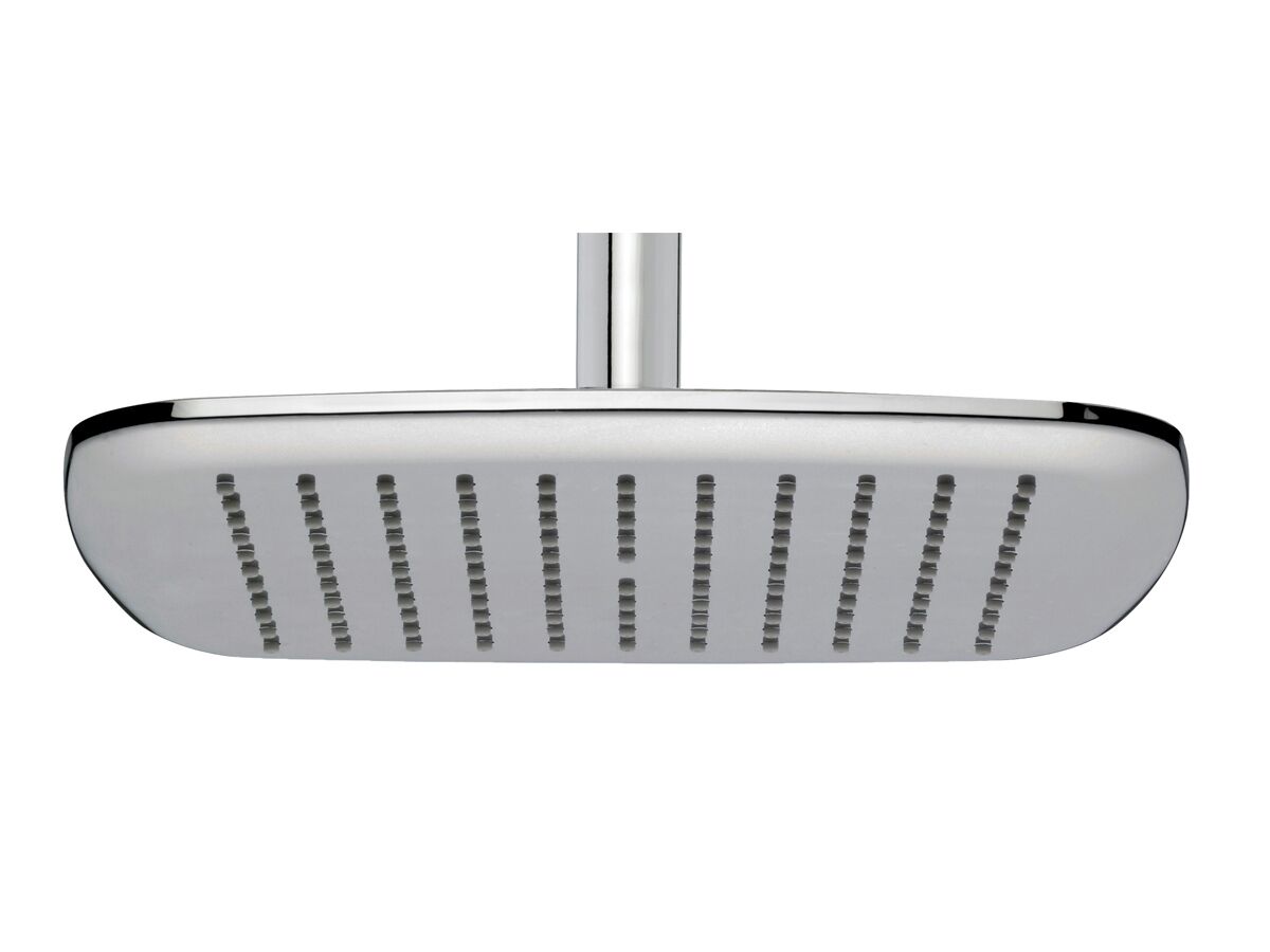 Nikles Pearl Twin Rail Shower - Pearl Handpiece, Pearl 250 Square Showerhead Chrome (3 Star)