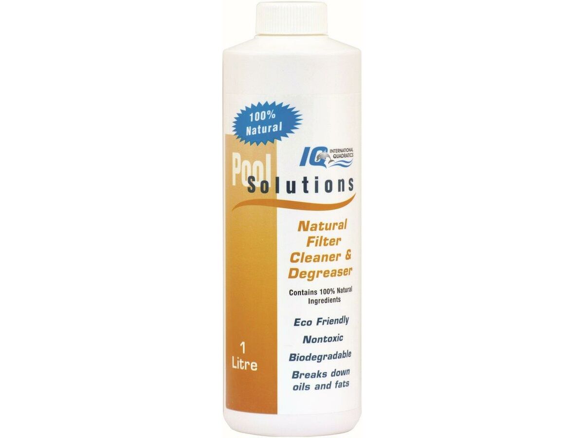 IQ Pool Solutions Natural Filter Cleaner & Degreaser 1L from Reece