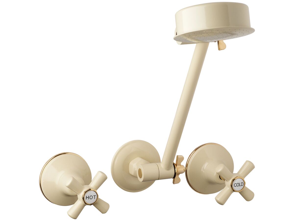 Posh Bristol Shower Set Ivory / Gold (3 Star) from Reece