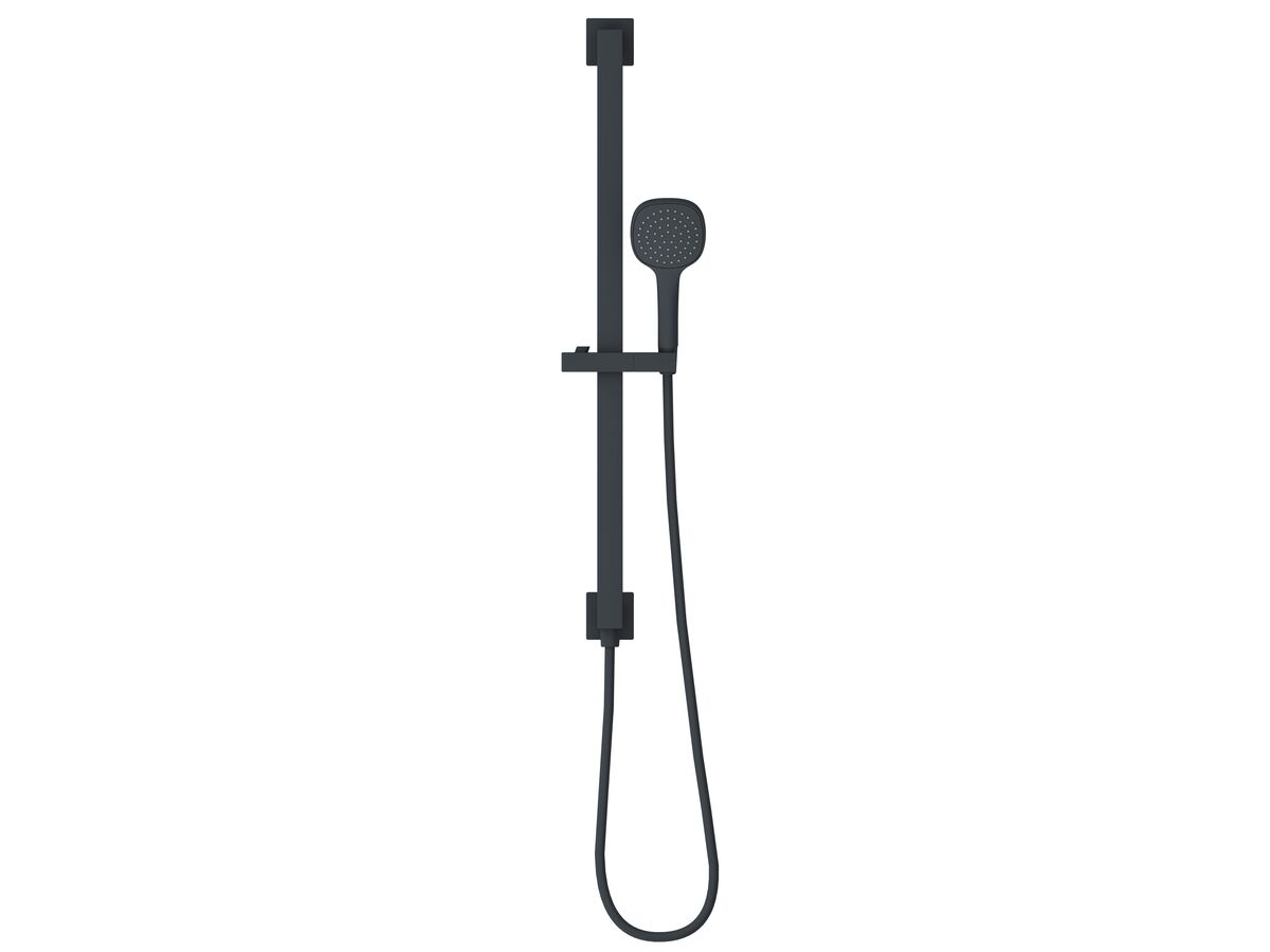Mizu Bloc MK2 Single Waterrail Shower 1 Function Matte Black (3 Star)