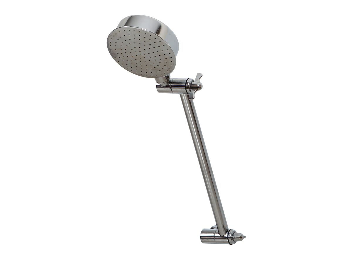 Standard All Directional Shower Arm & Rose Chrome (3 Star) from Reece
