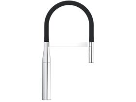 Grohe Essence Professional Pull Down Sink Mixer Chrome/ Black (5 Star)