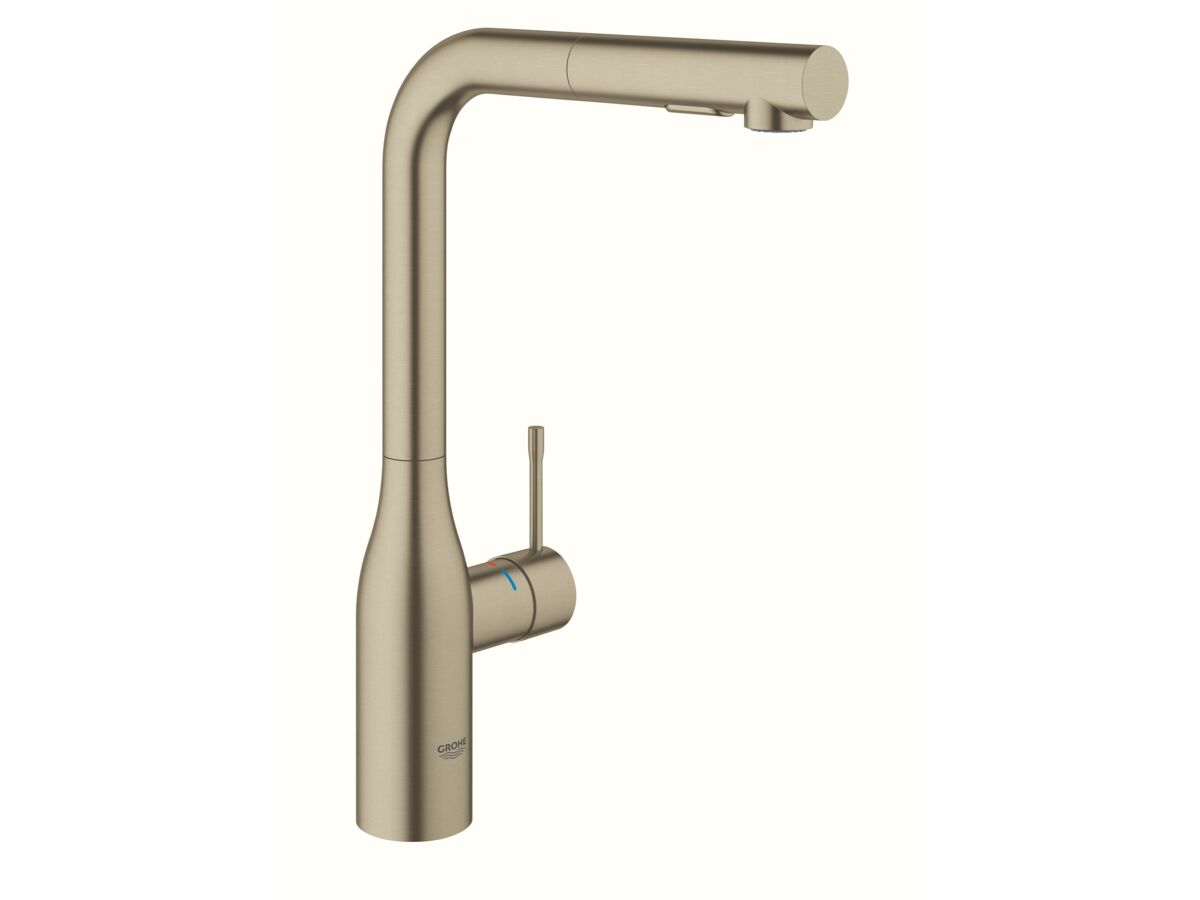 grohe bathroom sink faucets brushed nickel