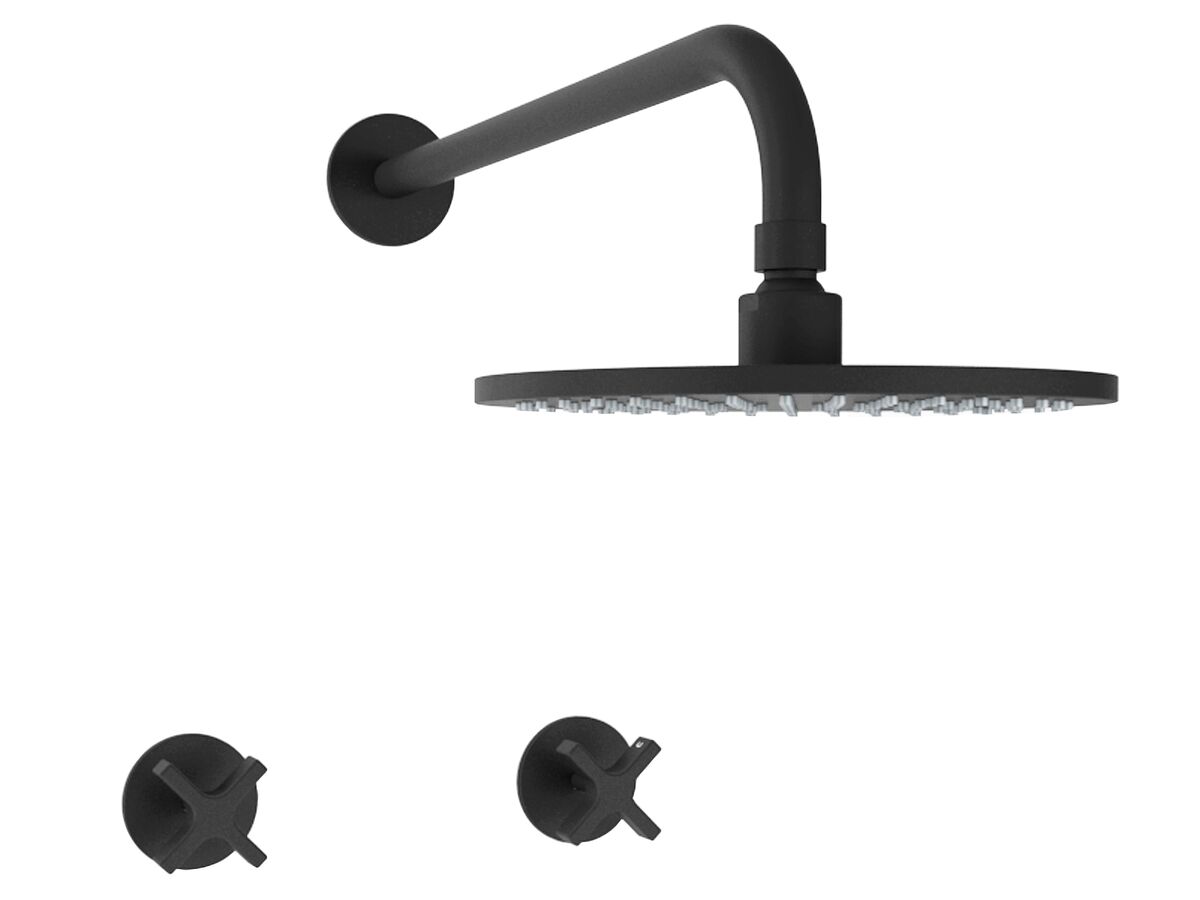Milli Exo Shower Set Matte Black (3 Star) from Reece