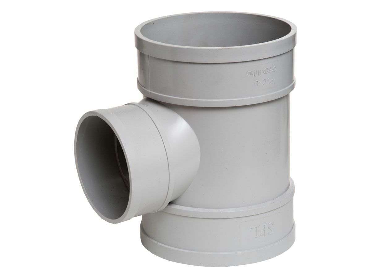 Stormwater PVC Junction 150mm x 88 Degree from Reece