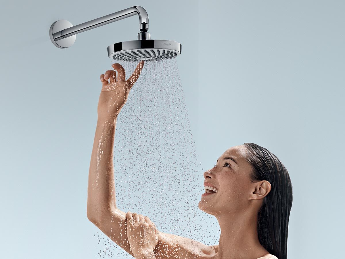 Hansgrohe Croma Select S Overhead Shower White/ Chrome (3 Star) from Reece