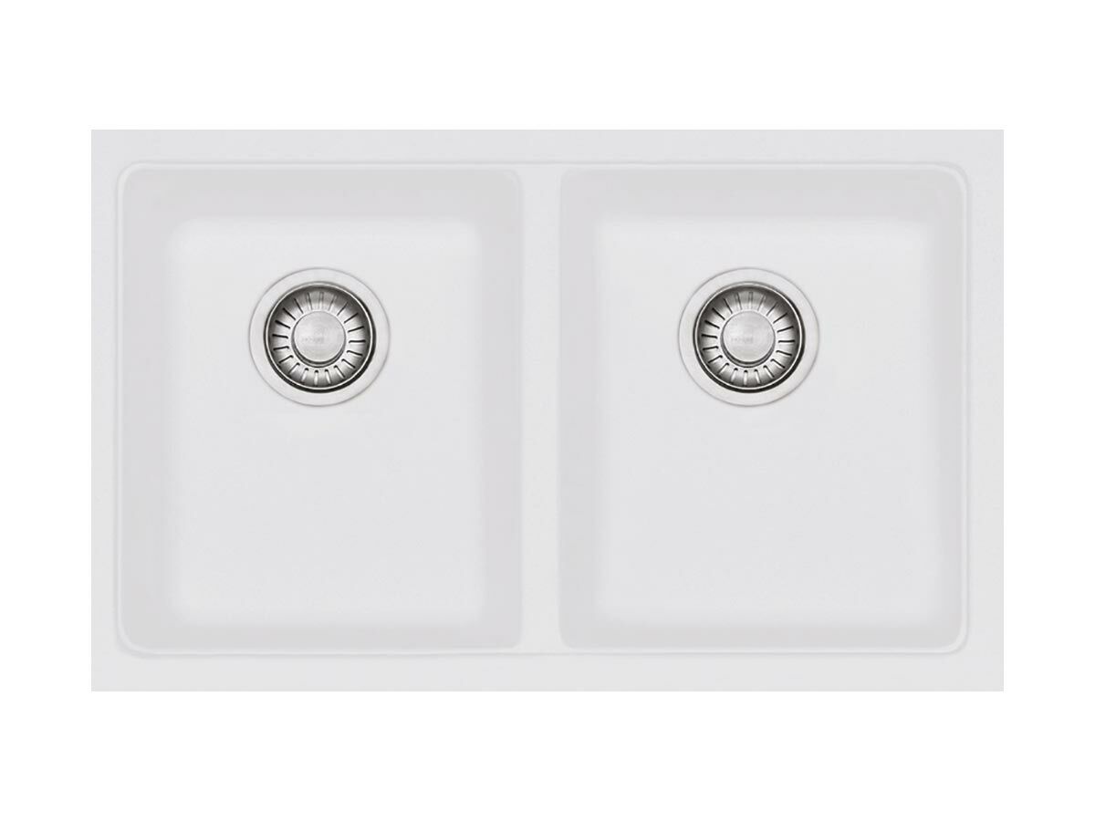 Franke Impact Granite IMG12035 Double Bowl Undermount Sink Only Polar