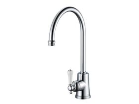 Kado Classic Sink Mixer Large Porcelain Chrome (5 Star)