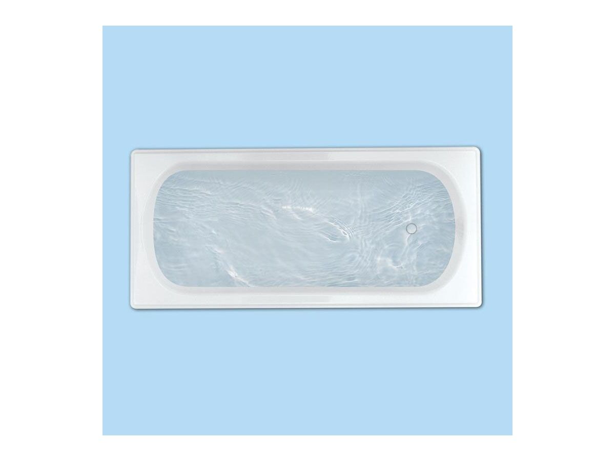 Stirling Pressed Steel Bath White