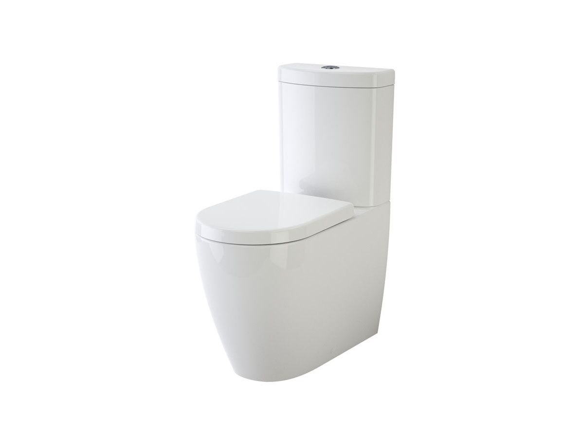 Caroma Forma Close Coupled Back To Wall Back Entry Toilet Suite Soft
