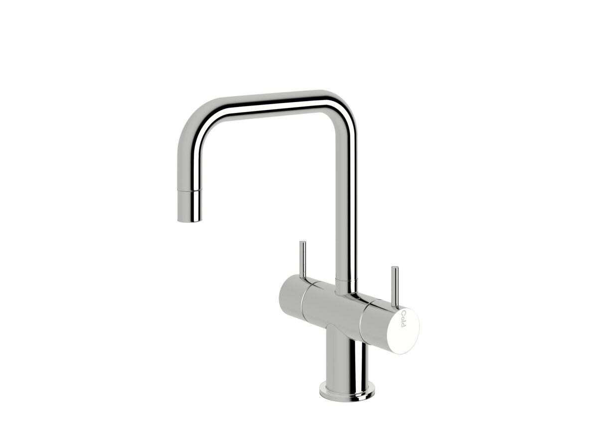 Scala Mini Twin Handle Mixer Small Square Chrome (5 Star)
