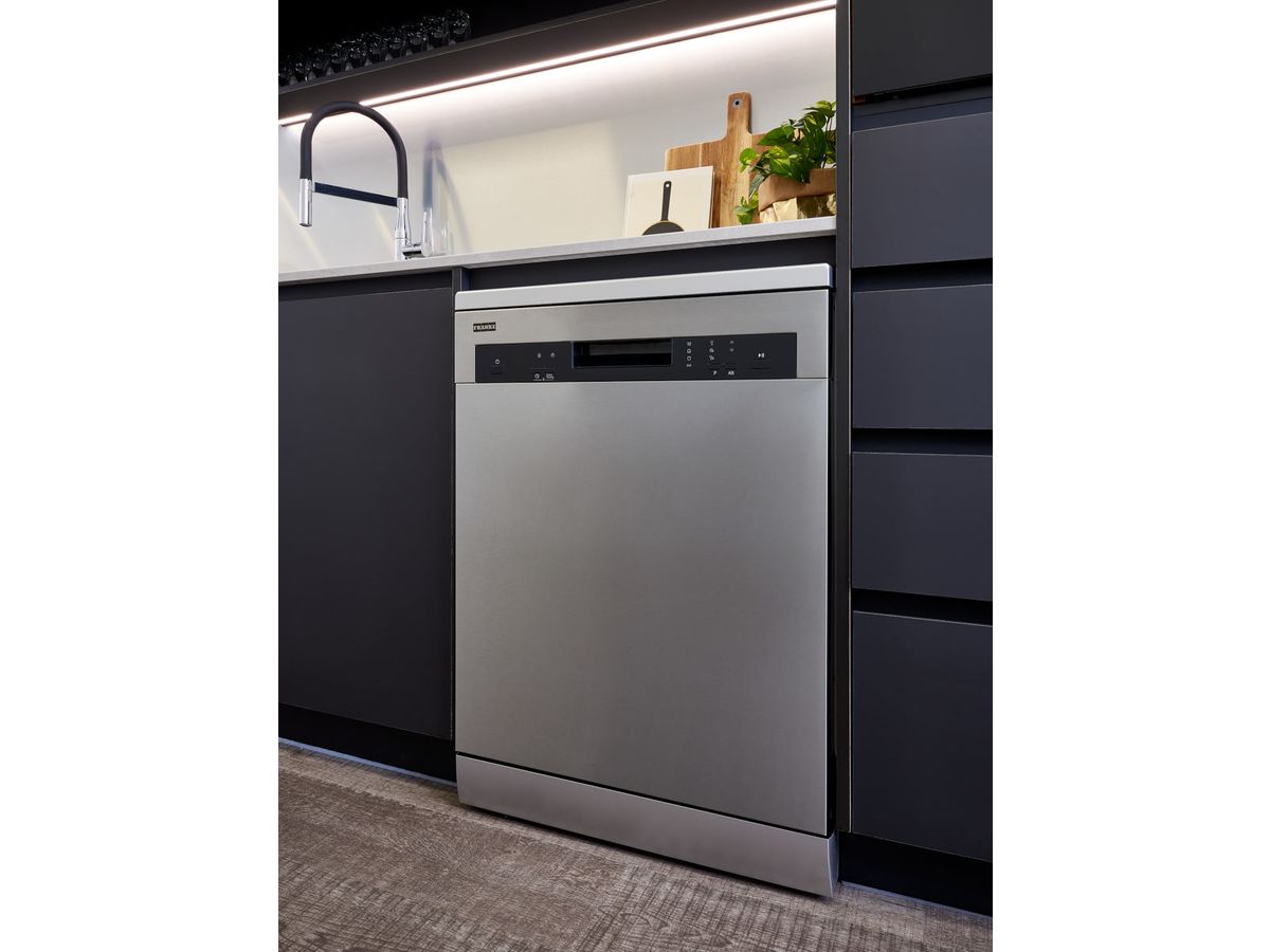 Franke Designer Freestanding Dishwasher Stainless Steel with Silver Kick Plate 60cm (4.5 Star