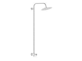 Milli Inox Overhead Rail Shower Stainless Steel (3 Star)