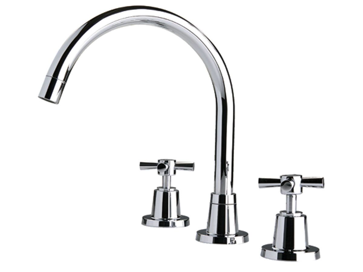 Phoenix Gen X Hob Sink Set Gooseneck 200mm Swivel Chrome (3 Star) from