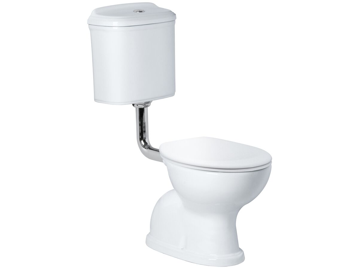 Posh Canterbury Low Level Toilet Suite with Quick Soft Close Seat S