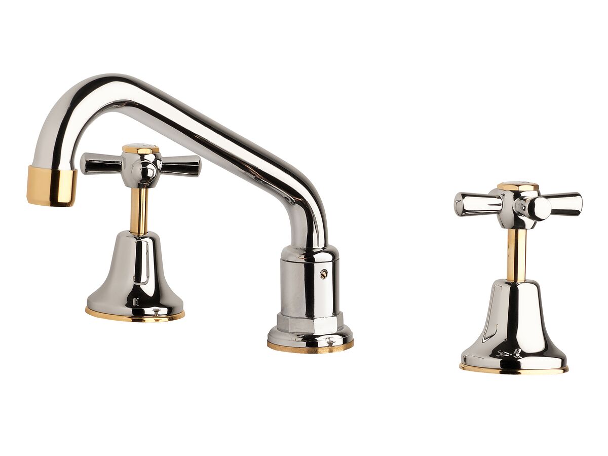 Posh Bristol Adjustable Hob Sink Set Chrome/Gold (4 Star) from Reece