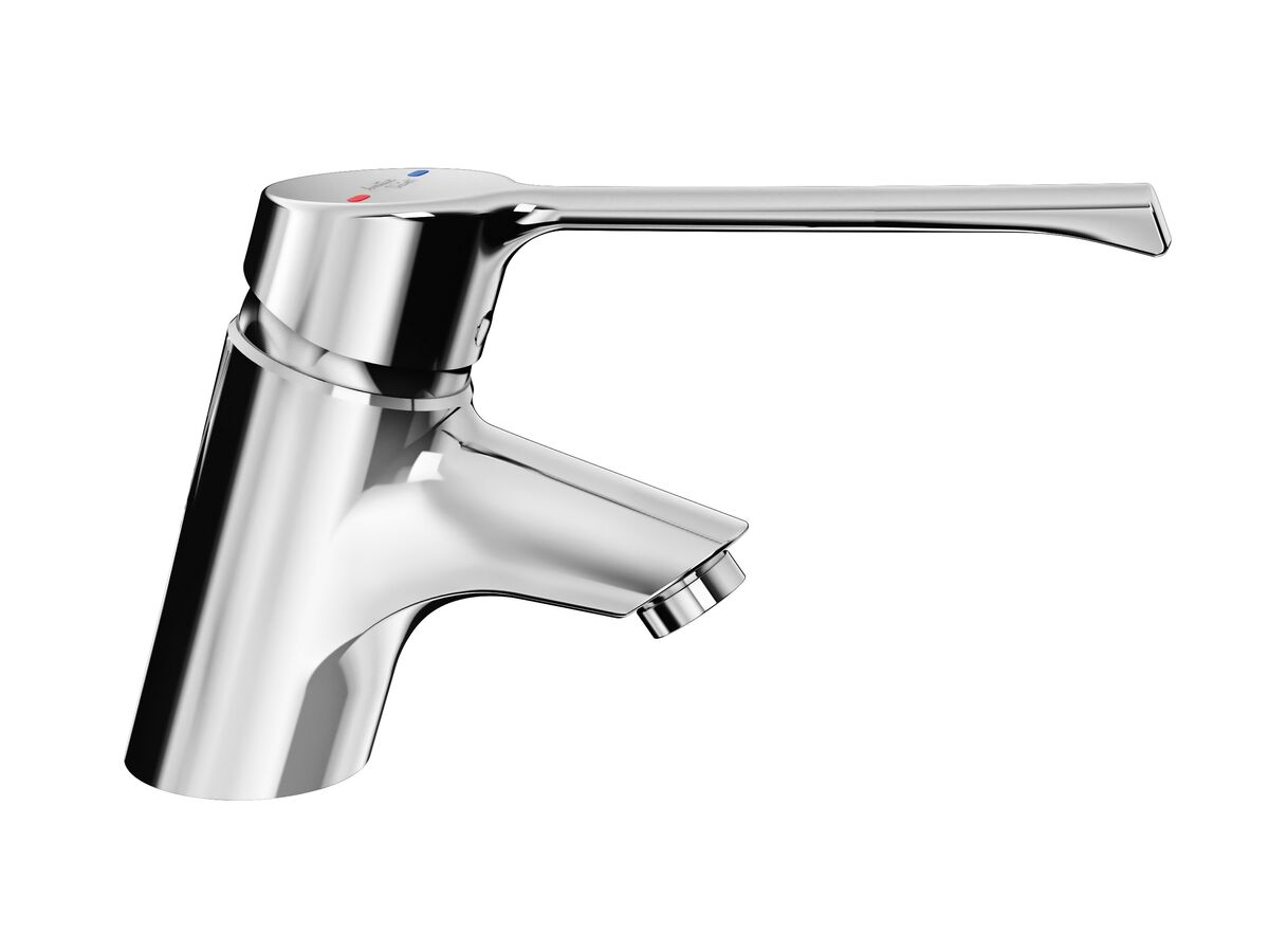 Armitage Shanks Piccolo Basin Mixer Tap Extended Lever Chrome (6 Star