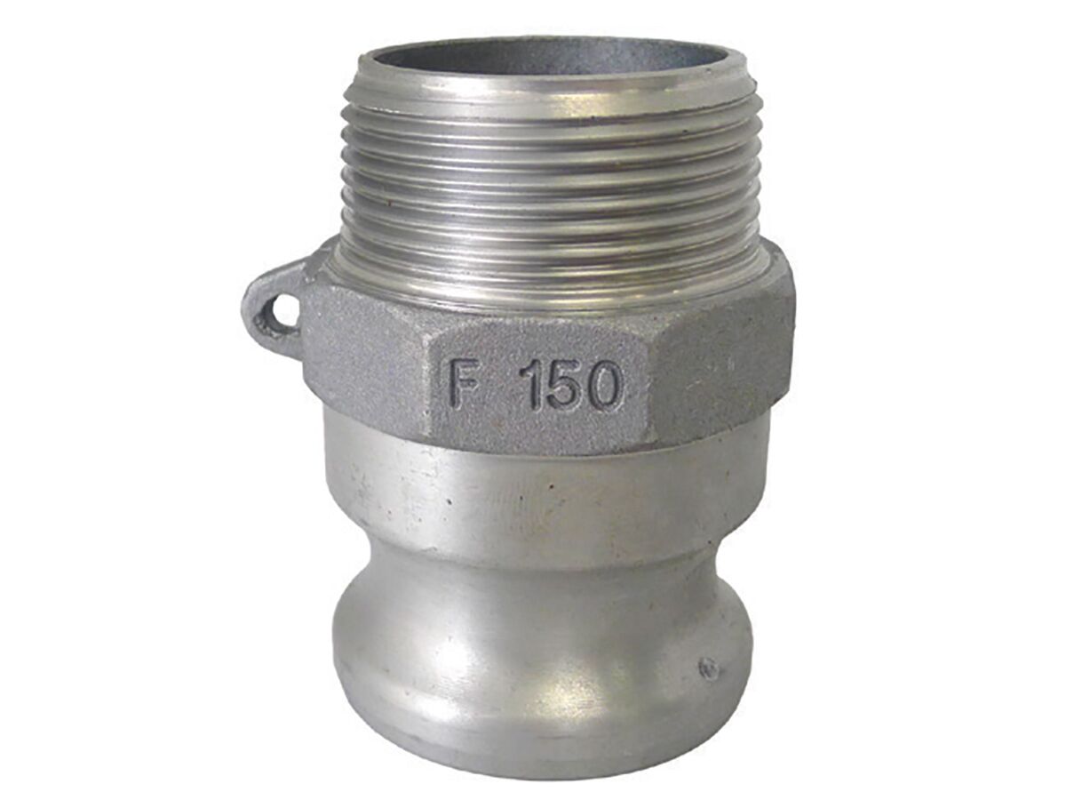 Aluminium Male Camlock Adaptor x Male Threaded BSP 40mm from Reece