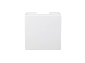 Posh Dominique Powder Room Wall Hung Cabinet Only White