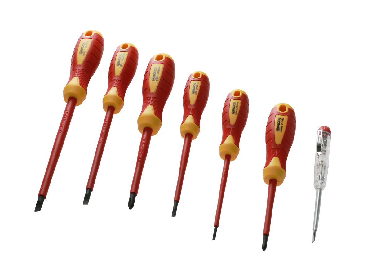 Bigdog VDE Screwdriver Set 7 Piece from Reece