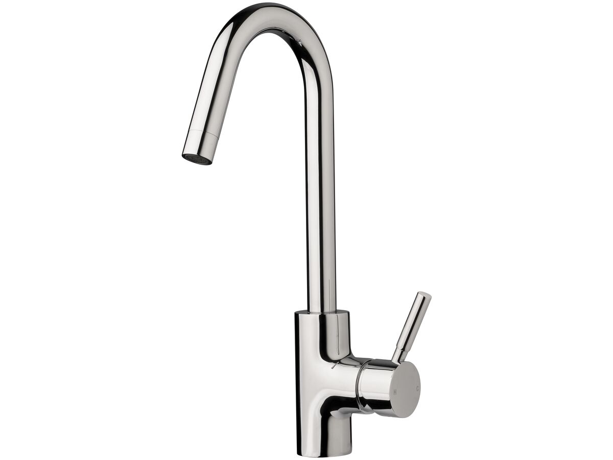 Mizu Drift Gooseneck Sink Mixer Chrome (4 Star)
