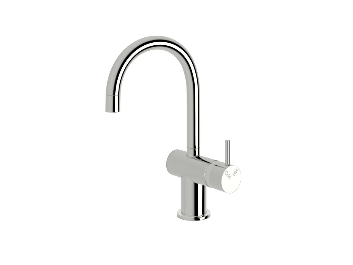Scala Mini Basin / Sink Mixer Small Curved Left Hand Chrome (5 Star)