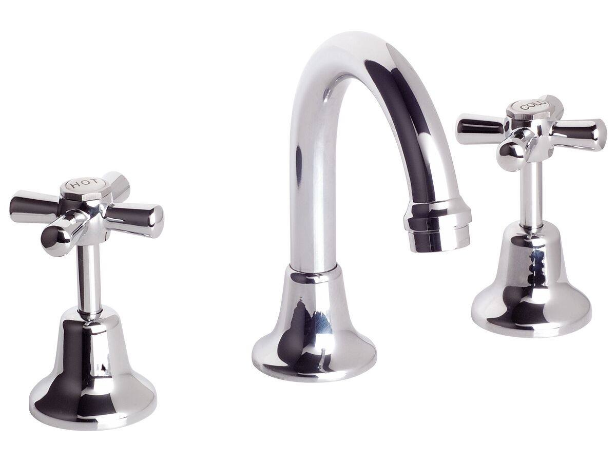 Posh Bristol Basin Set Swivel Chrome (4 Star) from Reece