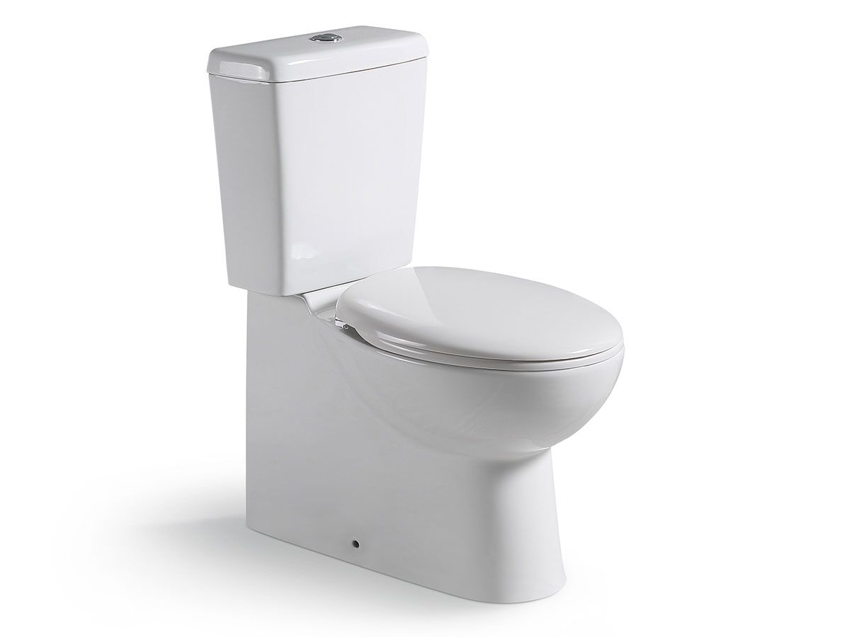 Posh Solus Square Close Coupled Back To Wall Back Inlet Toilet Suite S / P Trap Soft Close Quick