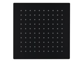 Mizu Bloc Ceiling Shower 250mm Matte Black(3 Star)