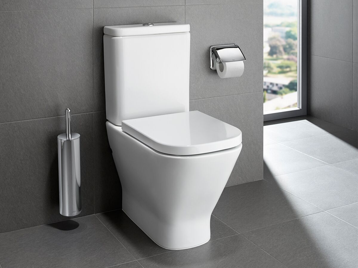 The Gap Rimless Close Coupled Back to Wall Bottom Inlet Toilet Suite