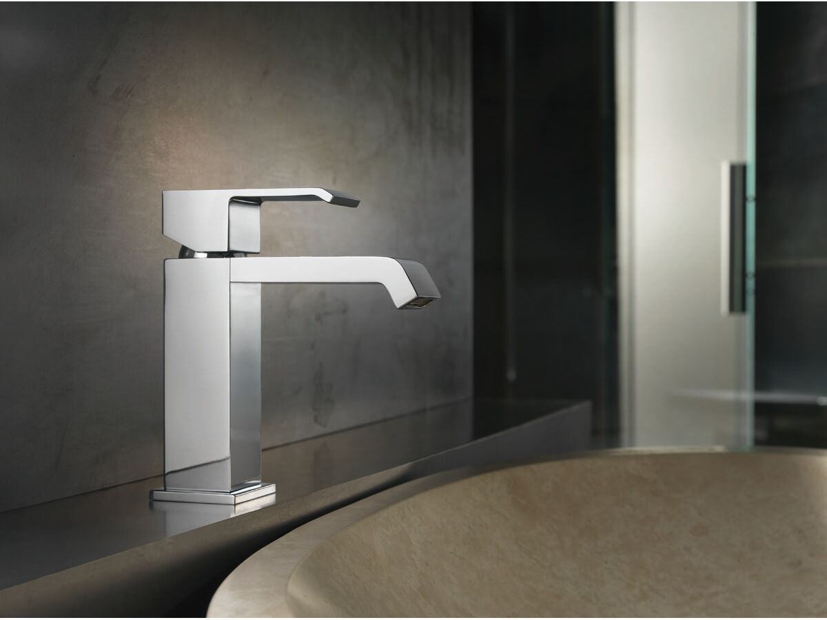 Teknobili Solido Basin Mixer Tap Chrome (6 Star) from Reece