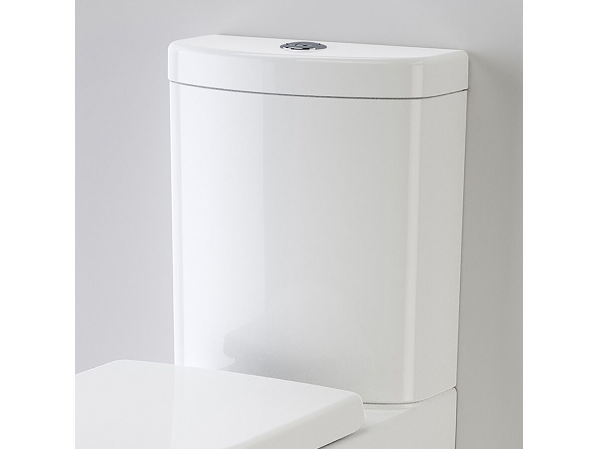 Caroma Forma Cleanflush Close Coupled Back To Wall Back Inlet Cistern White (4 Star)