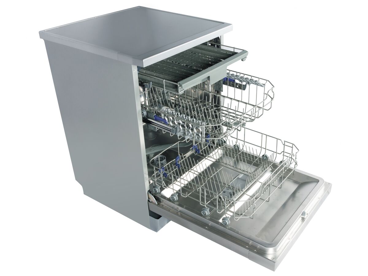 Franke Designer Freestanding Dishwasher Stainless Steel with Silver Kick Plate 60cm (4.5 Star)