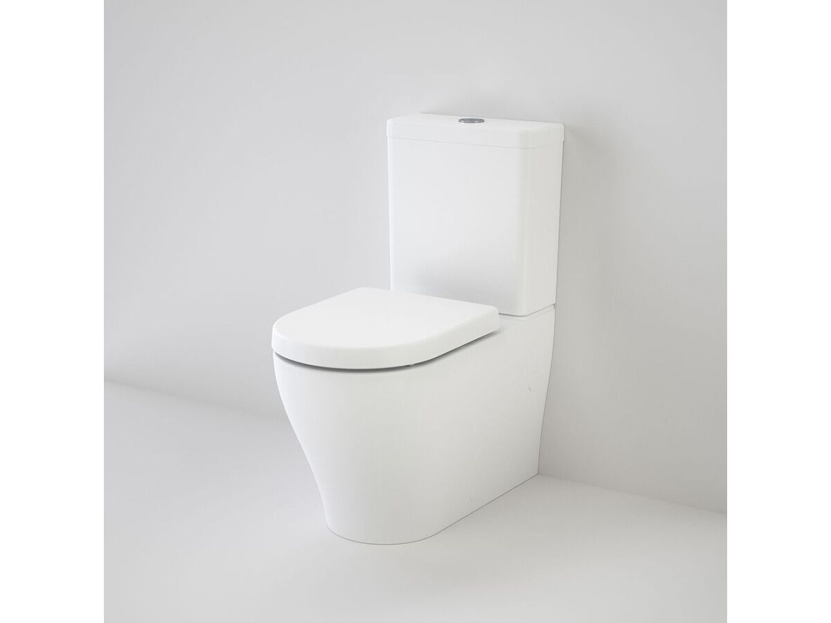 Caroma Luna Cleanflush Wall Faced Close Coupled Back Entry Toilet Suite