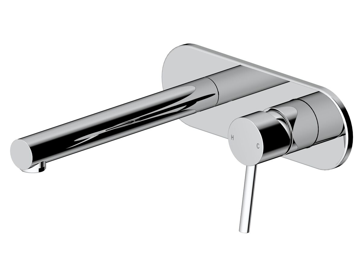 Mizu Drift MK2 Wall Bath Mixer Tap Set 200mm Chrome from Reece