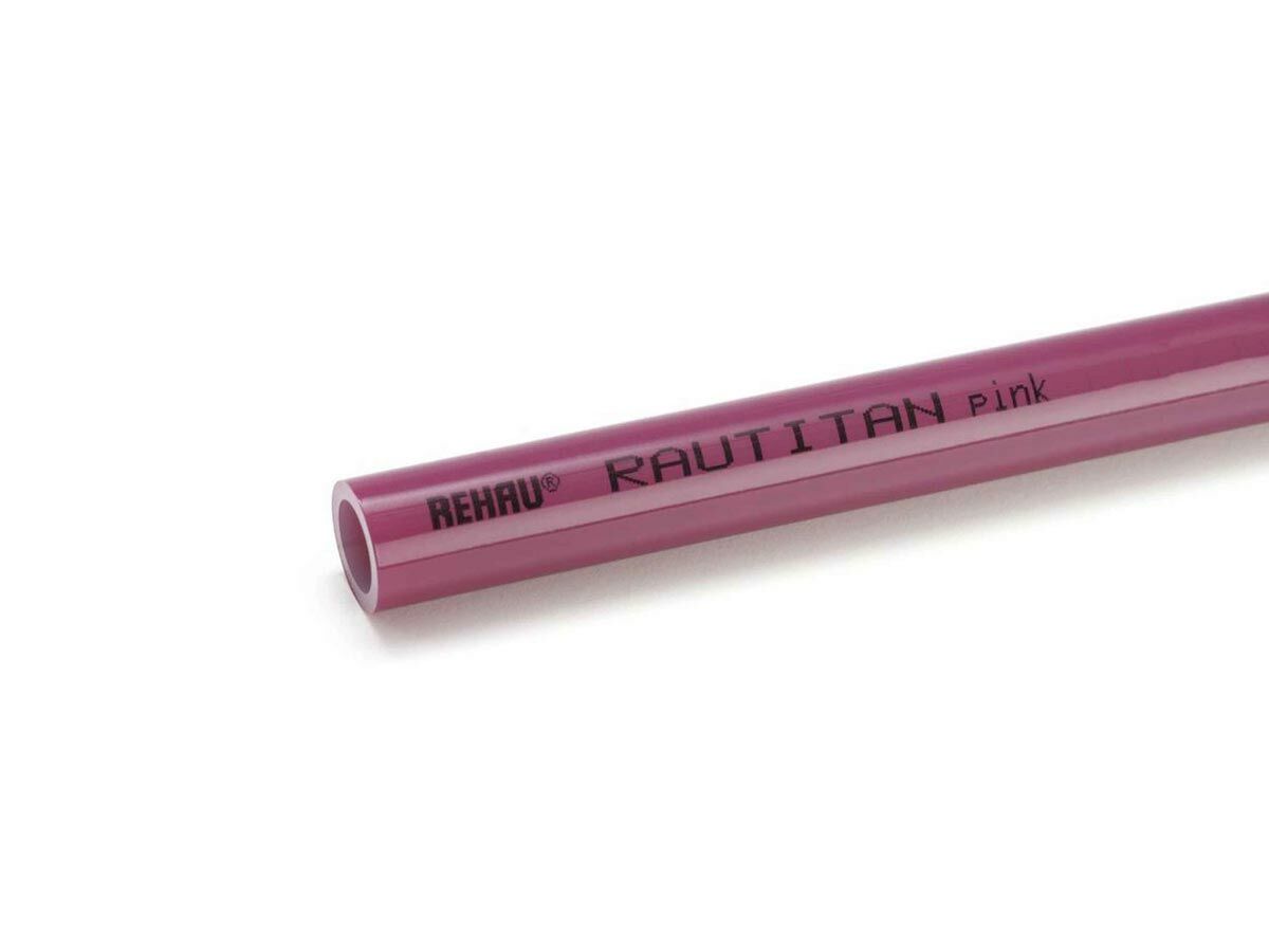 Rehau Rautitan Pink Pipe 16mm x 200mtr from Reece