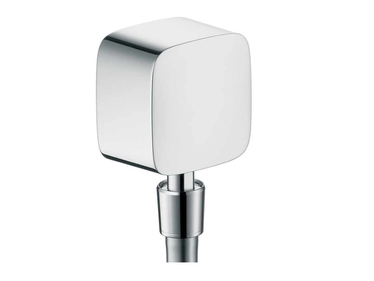 Hansgrohe Croma Select E Hand Shower with Wall Bracket White Chrome (3