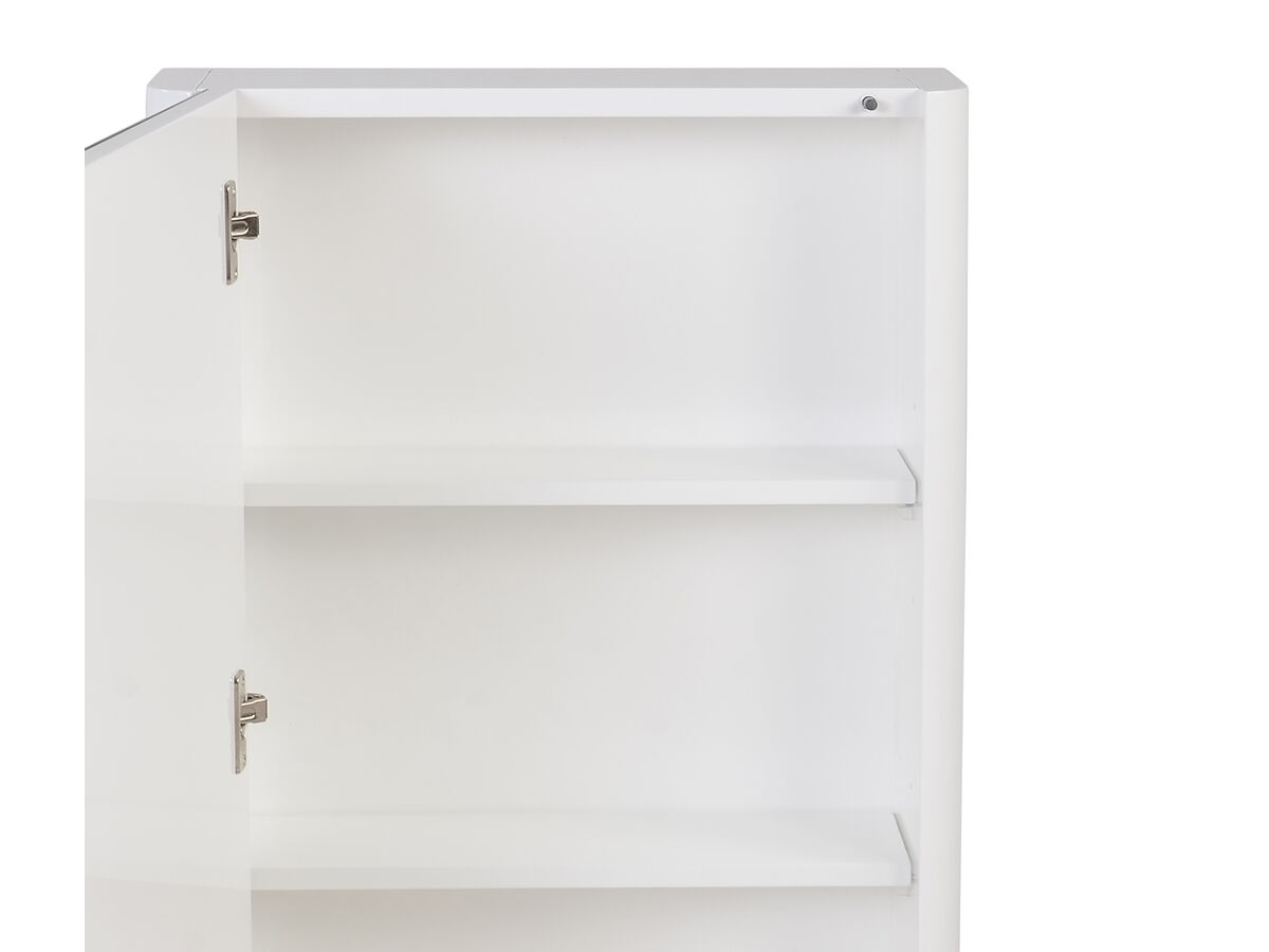 Posh Solus Mirror 1 Door 500mm White from Reece