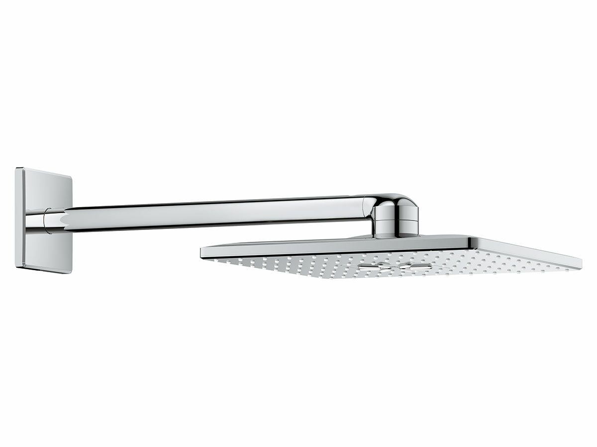 GROHE Rainshower SmartActive Wall Shower Square Chrome (3 Star) from Reece