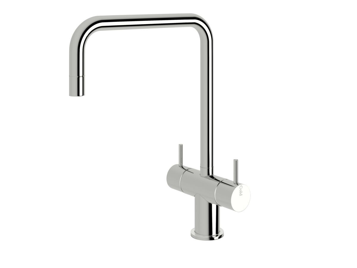 Scala Mini Twin Handle Mixer Large Square Chrome (5 Star)