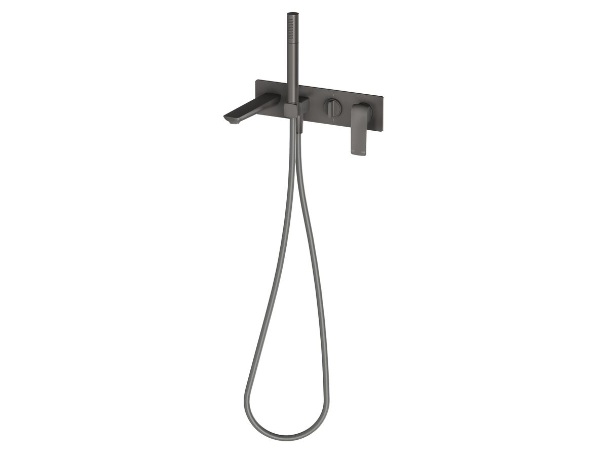 Milli Glance Wall Bath/Shower System Gunmetal (3 Star) from Reece