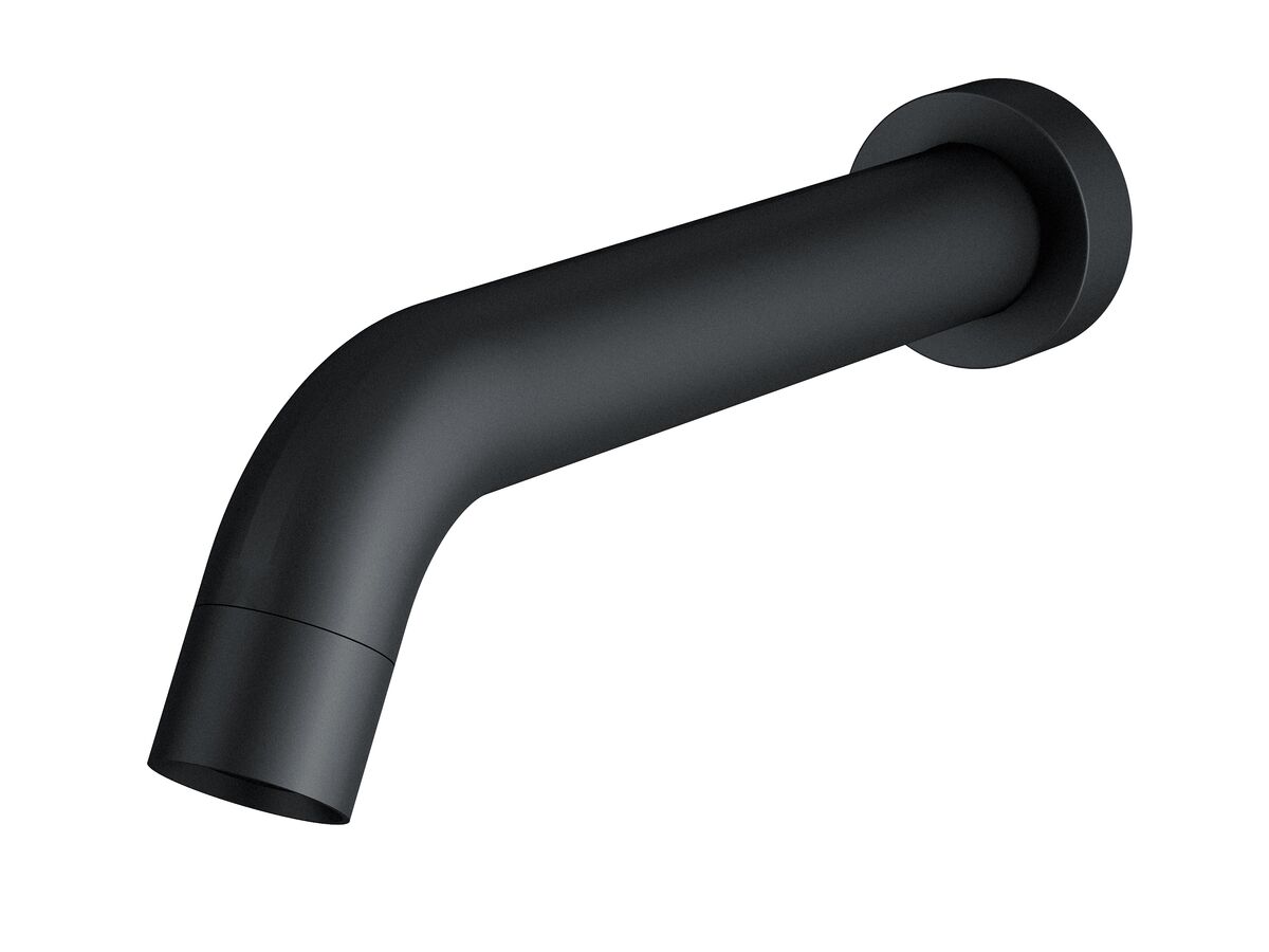 Mizu Drift Curved Basin Outlet 200mm Matte Black (4 Star)
