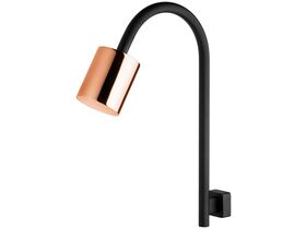 Milli Axon Hi Rise Shower Arm & Rose Rose Gold/ Matte Black (3 Star)