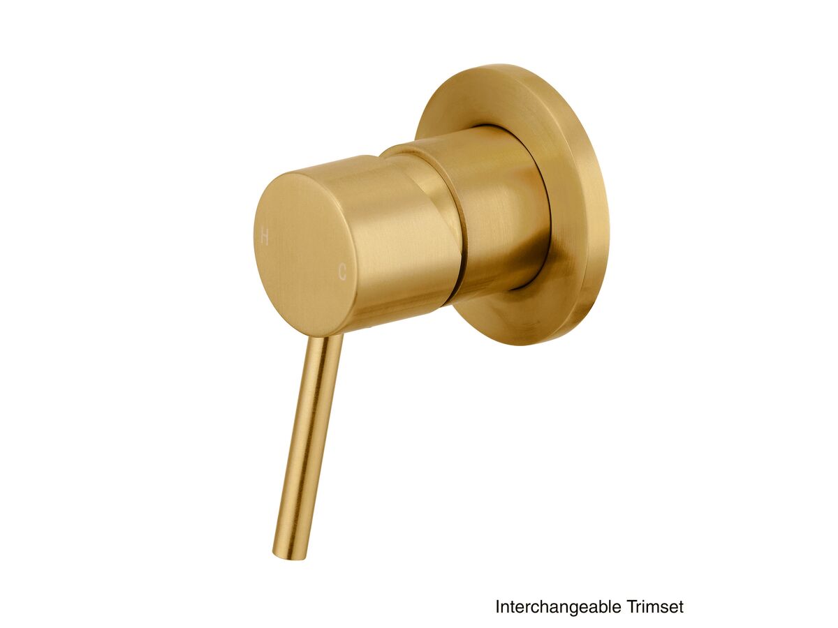 Mizu Drift MK2 Shower Mixer Tap Brushed Gold from Reece