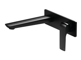 Milli Glance Wall Basin / Bath Mixer Set 180mm Black