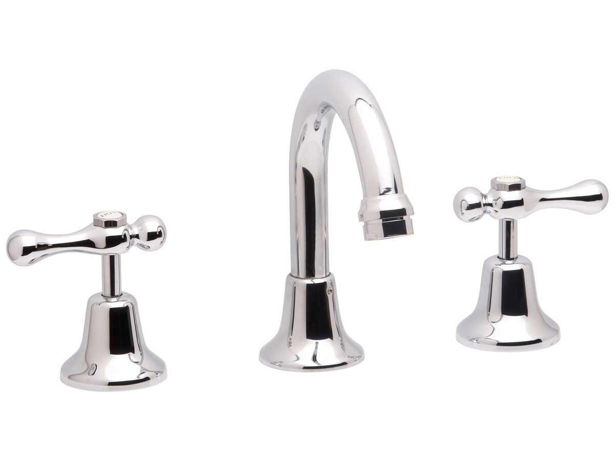 Posh Bristol Basin Set Lever Ceramic Disc Chrome (4 Star) from Reece